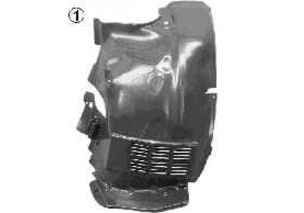 Підкрилок передній правий, передня частина Renault Megane, Scenic, 95-99, 7700841601